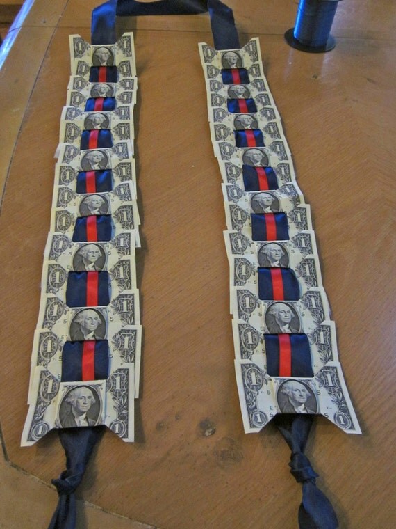 Graduation Money Ribbon Sash
