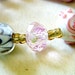 Shades of Pink Summer Glass Lampwork Bracelet