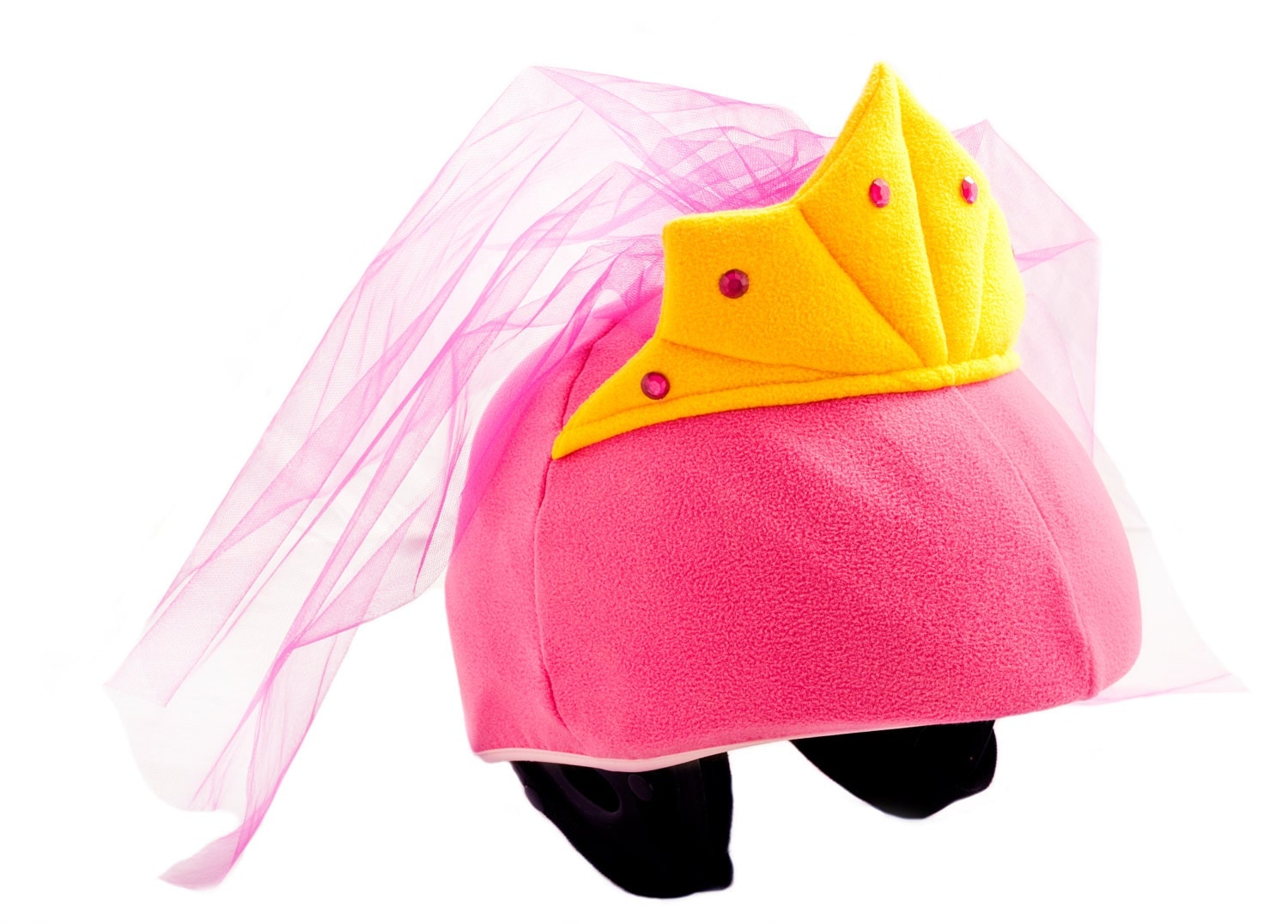 Pink Princess Helmet Cover by TailWagsHelmetCovers on Etsy