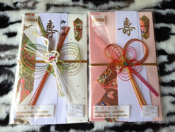 Handmade Japanese  decorative envelope greeting  card  by 