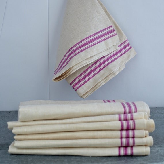 Vintage Dish Towels by ArchiveHome on Etsy
