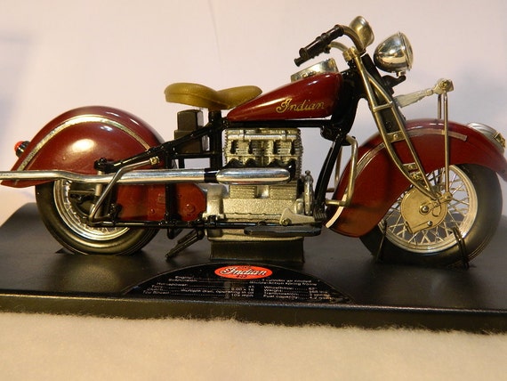 1942 Indian 442 Motorcycle Model by by fivedaughtersvintage