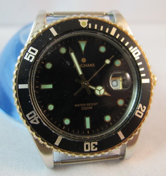 Vintage German Junghans Quartz Diver watch with new Miyota