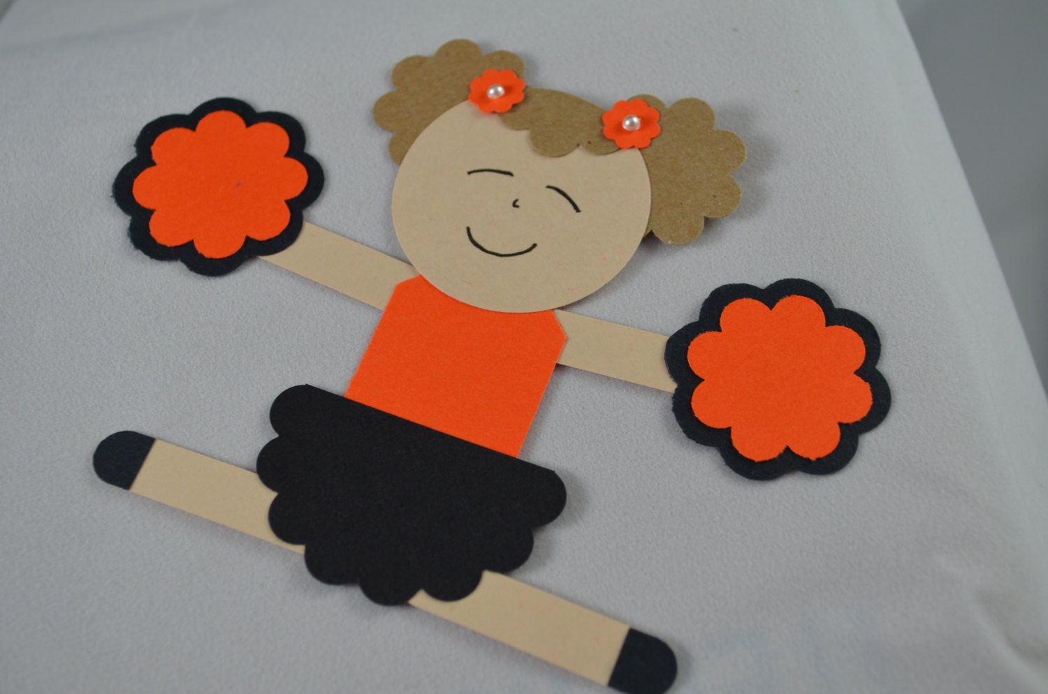 CUSTOMIZABLE Cheerleader Paper Doll