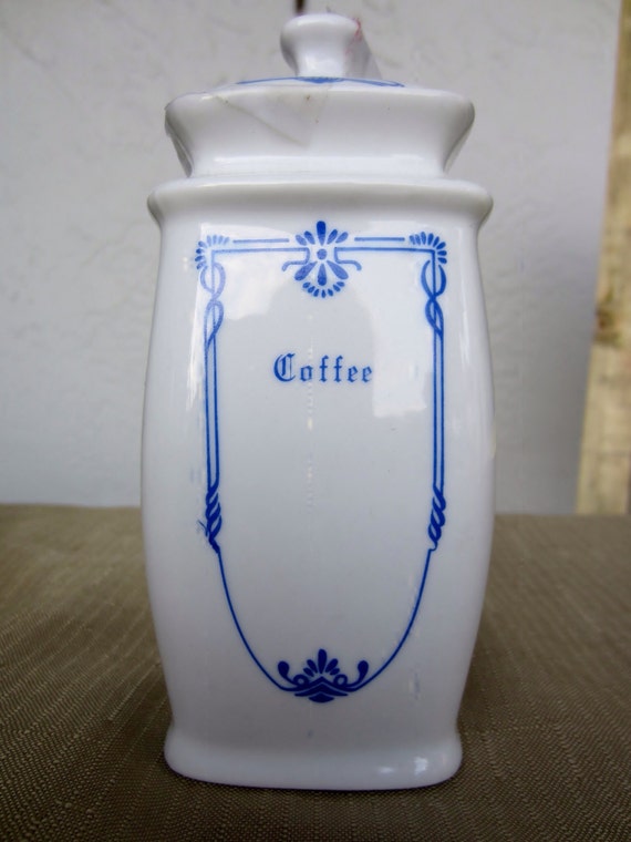 Set of 12 Antique Porcelain Spice Jars