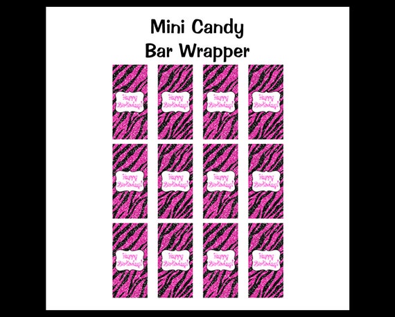 mini hershey bar wrapper template free