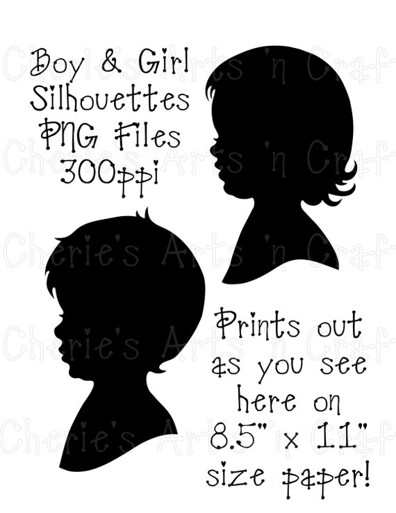 free little girl silhouette clip art - photo #43