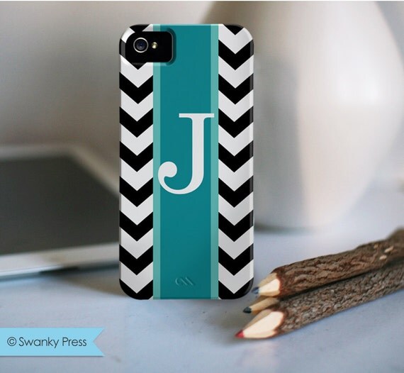 Personalized iPhone Case - Monogram iPhone Case - Rugby Stripe - choice of color Il_570xn