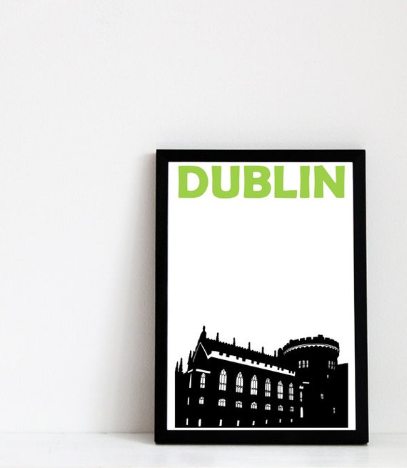 Dublin Print 8x10 Dublin Art Print Ireland by Pomalia on Etsy