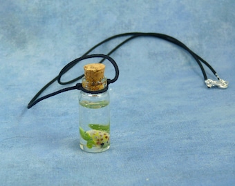 Frog Specimen Jar Necklace - Handmade Biology Inspired Jewelry