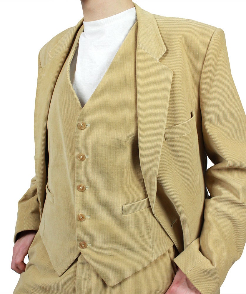 corduroy trouser suit