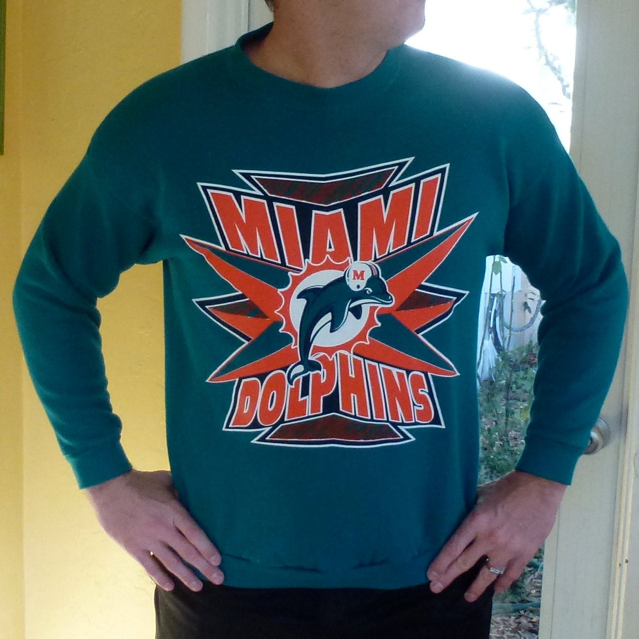 dolphins vintage sweatshirt