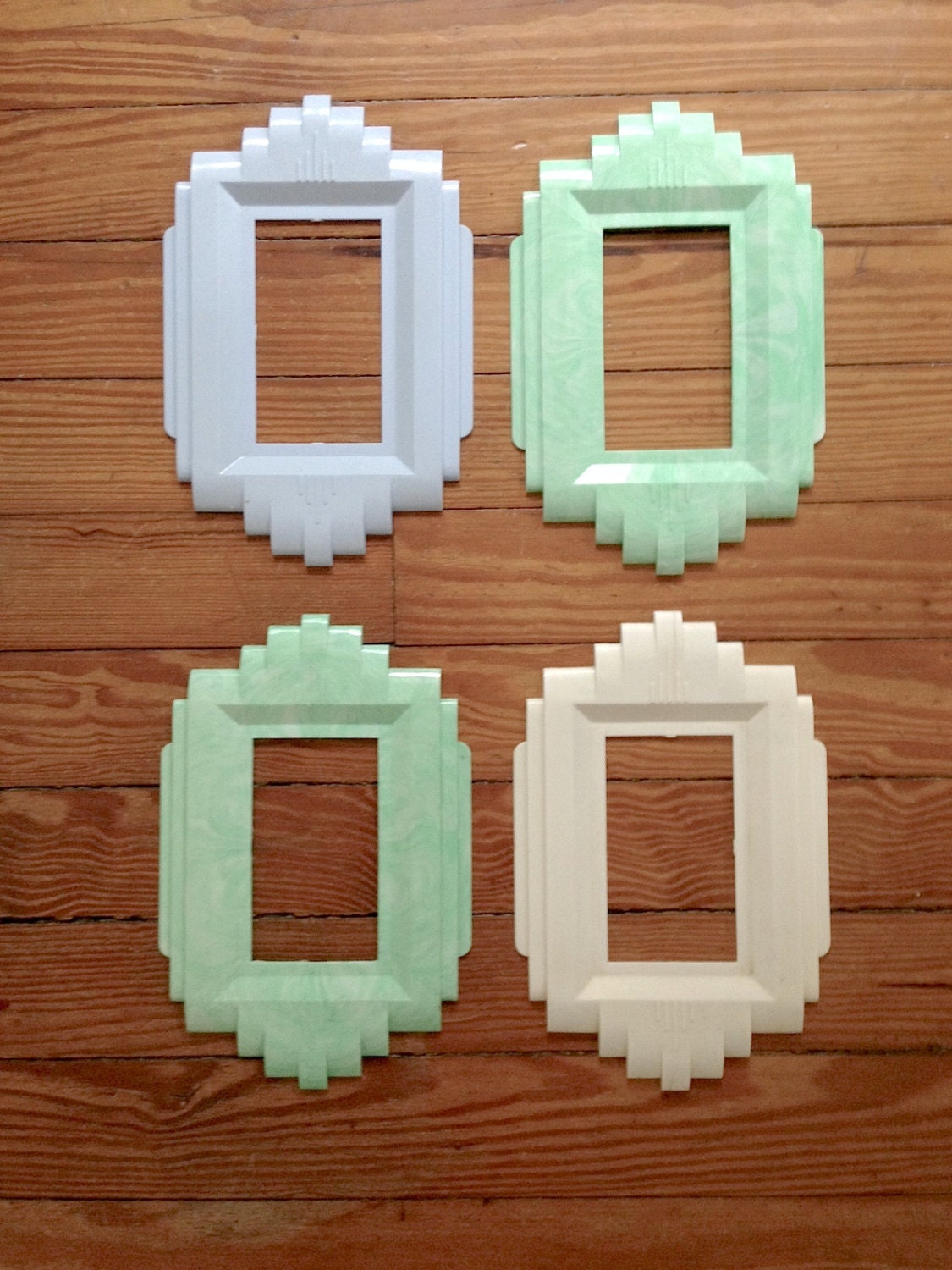 Plastic Light Covers >> Vintage Art Deco Light Switch Plate Plastic Protect-O-Shield Plastic Light Covers >> Vintage Art Deco Light Switch Plate Plastic Protect-O-Shield
