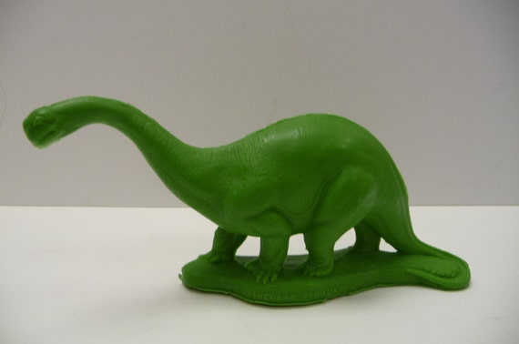 Vintage Dinosaur Sinclair Dinoland Gasoline Green Brontosaurus