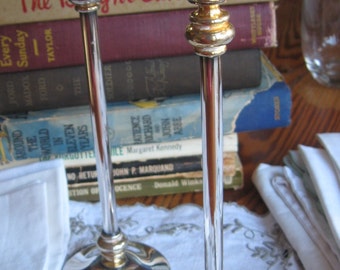 Vintage Argente Italy Silverplate Candleholders GORGEOUS