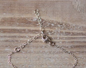 Sterling Silver or Gold Filled Extender Chain Add-On