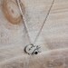 Camera Necklace - Hand Stamped Initial Necklace - Sterling Silver - Photographer Gift - Camera Initial Necklace - Silver Camera Necklace