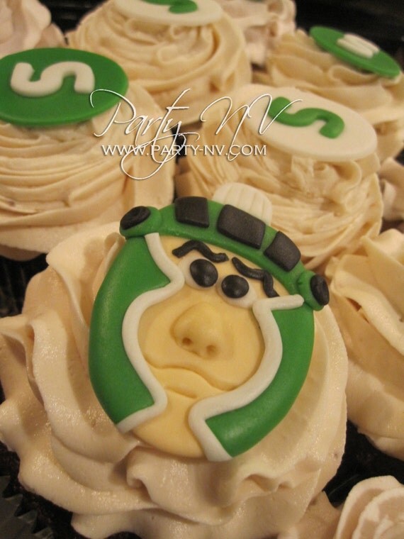 EDIBLE (Fondant Toppers) - MSU Go Green Il_570xn