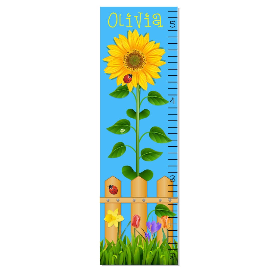 growth-chart-children-sunflower-canvas-growth-chart