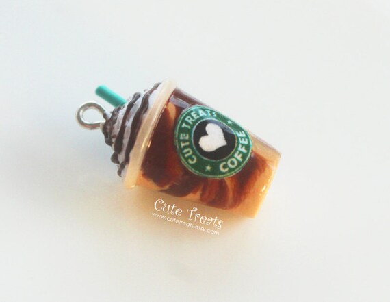 Starbucks Mocha Frappuccino Inspired Necklace