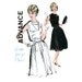 Cocktail Dress Pattern Advance 9868 Misses 1960s Sleeveless Full Skirt Dress Loretta Young Bust 32 Womens Vintage Sewing Pattern UNCUT