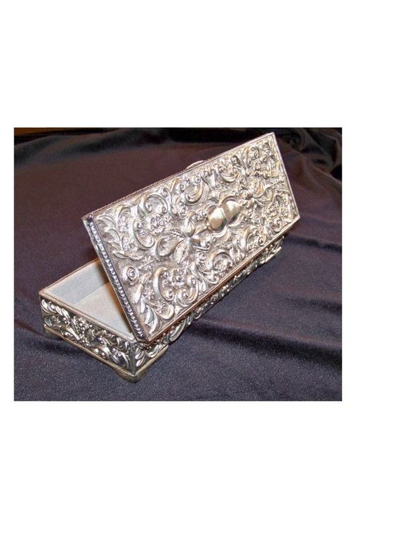 Godinger Silver Art Co. Exquisite Jewelry Box 1992