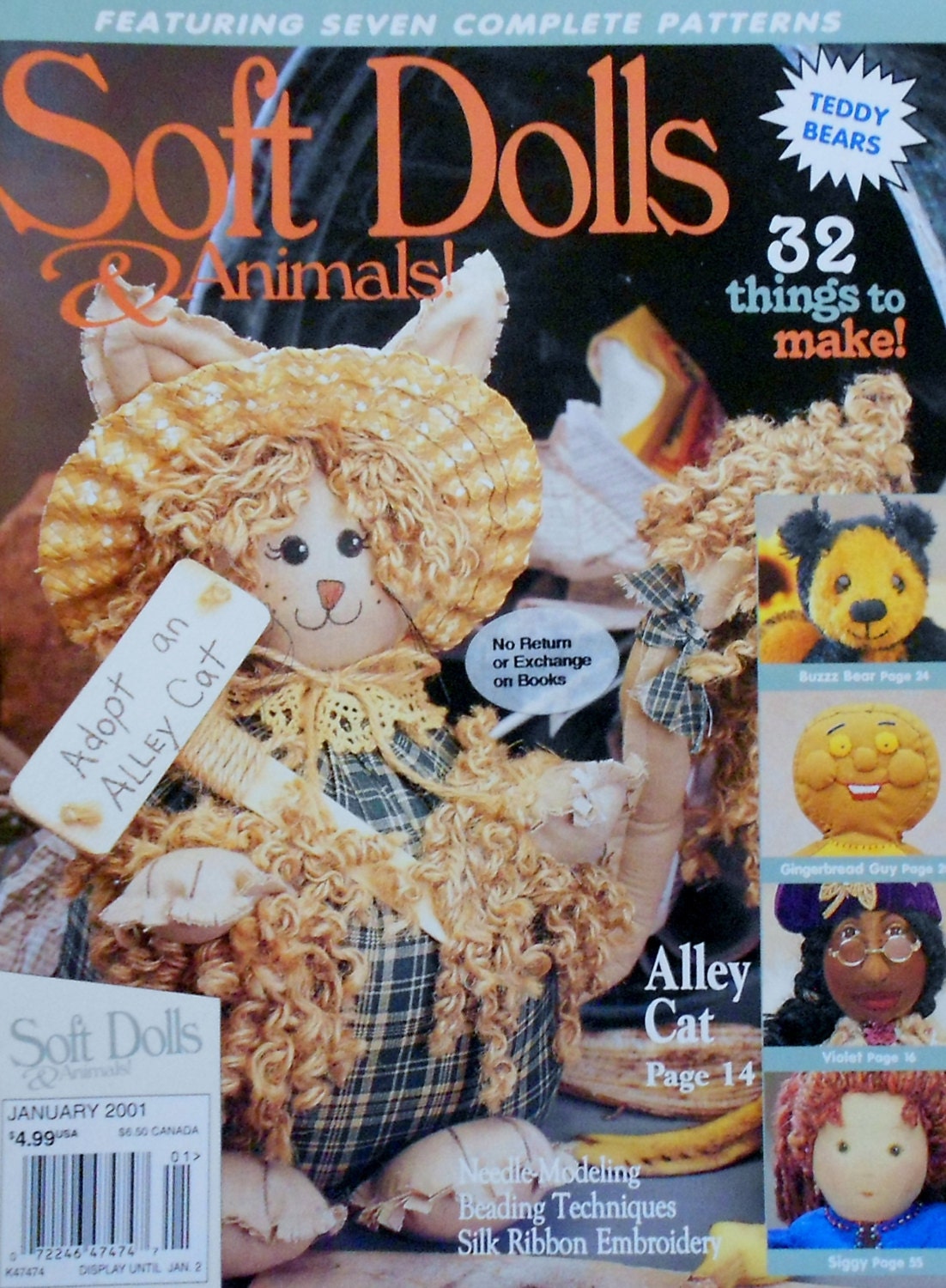 Back Issue Doll Making Magazine SOFT DOLLS & ANIMALS