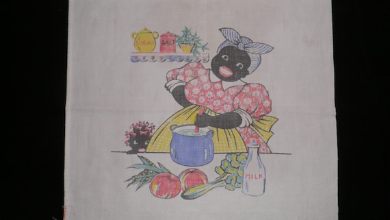 Aunt Jemimah Cook Tea Towel Vintage by locolace on Etsy