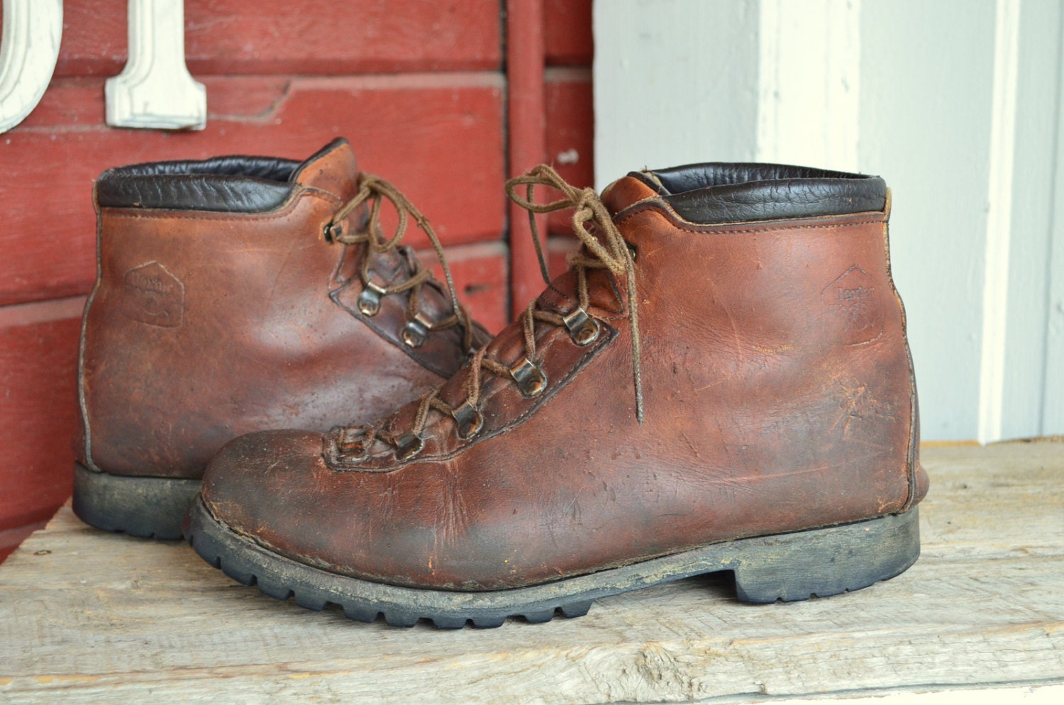 SALE 70s Hiking Boots Dexter ROF Rugged by RoslynVTGTradingCo