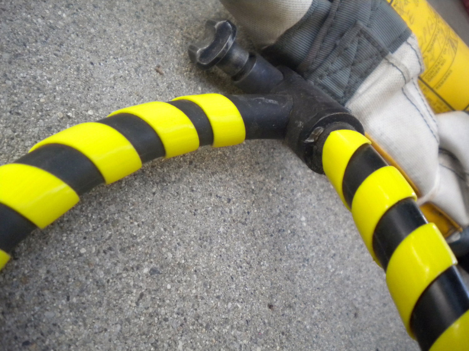 Vintage Ejection Seat Pull Handles Face Curtain with