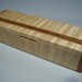 Handcrafted Tiger Maple & Cherry Inlay Box