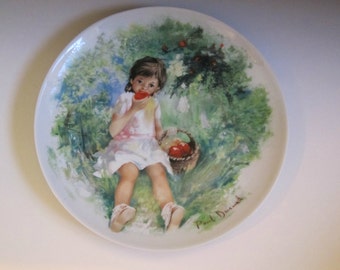 Marie Ange Collector's Plate by Paul Durand