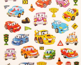 popular items for kids cars stickers on etsy