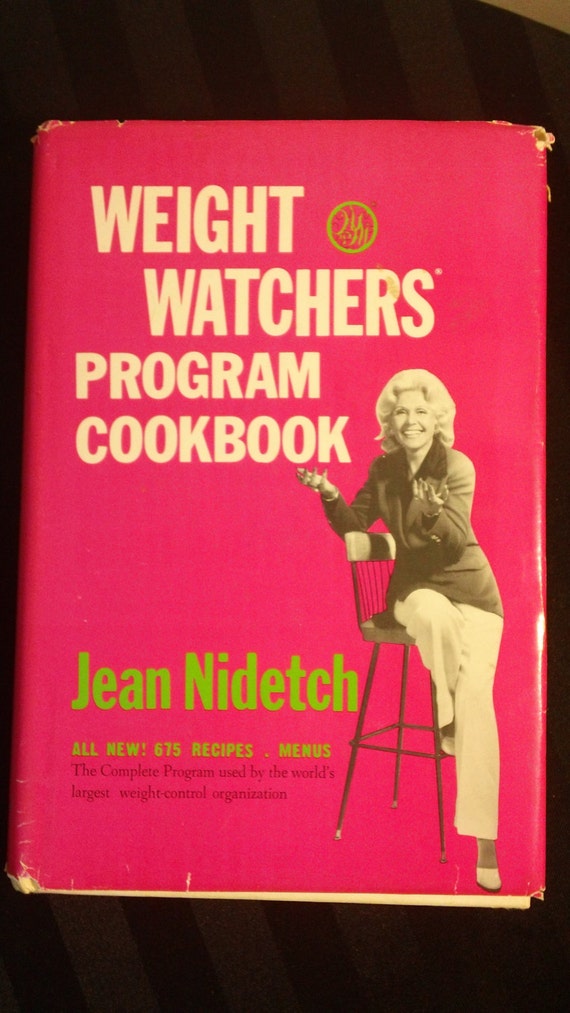 1973 Weight Watchers Program Cookbook by Jean Nidetch vintage