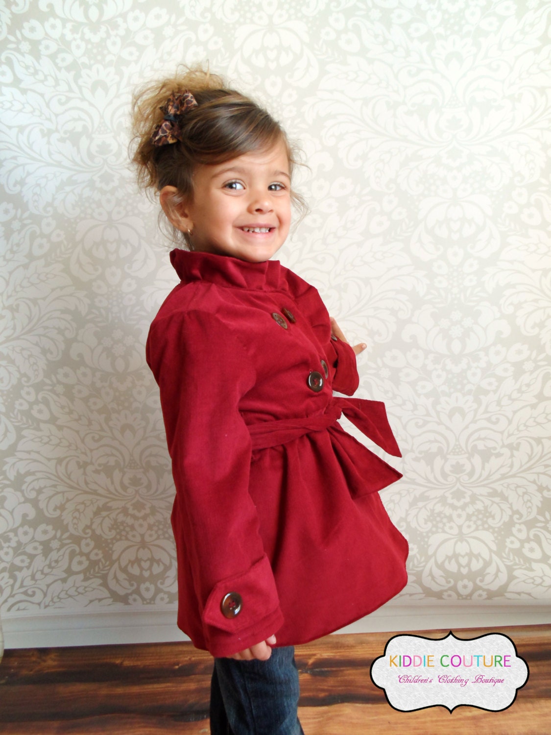 Girl's Ruffle Jacket Sizes 3 Mos to 8 Yrs