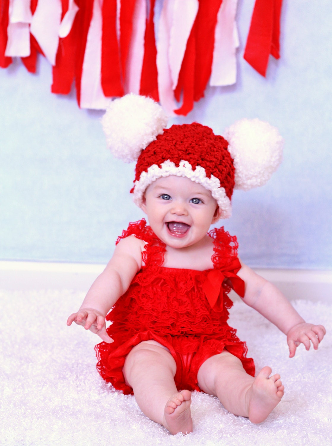 christmas baby hat 6 to 9 month baby santa hat baby girl hat christmas baby hat 6 to 9 month baby santa hat baby girl hat