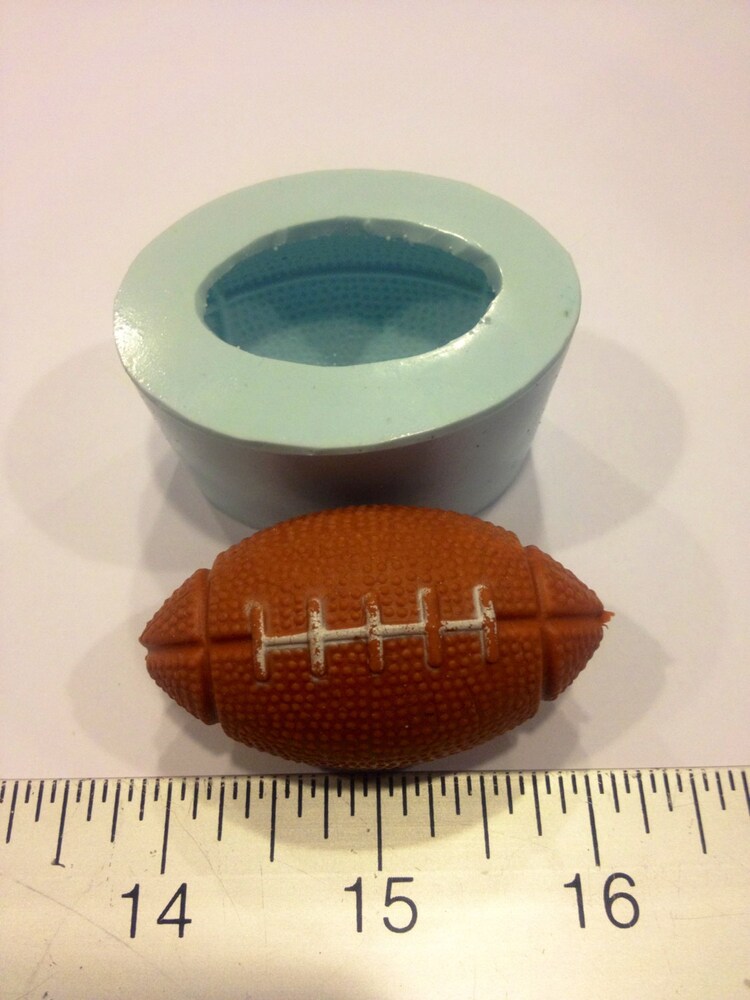 FootBall Silicone Mold chocolate fondant gumpaste by tracestuff