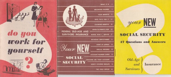 Social security booklets