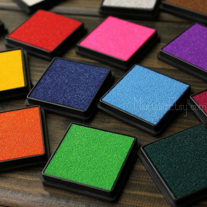15 Colors Ink Pad Set Stamp Ink Pad Stamp Pad