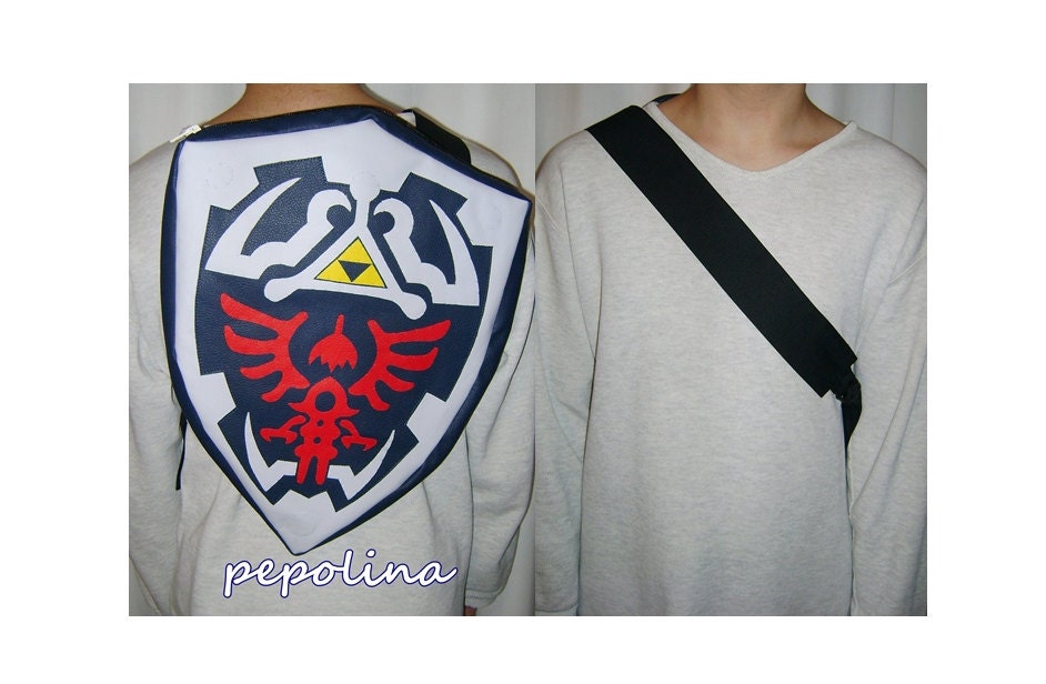 the legend of zelda hylian shield backpack