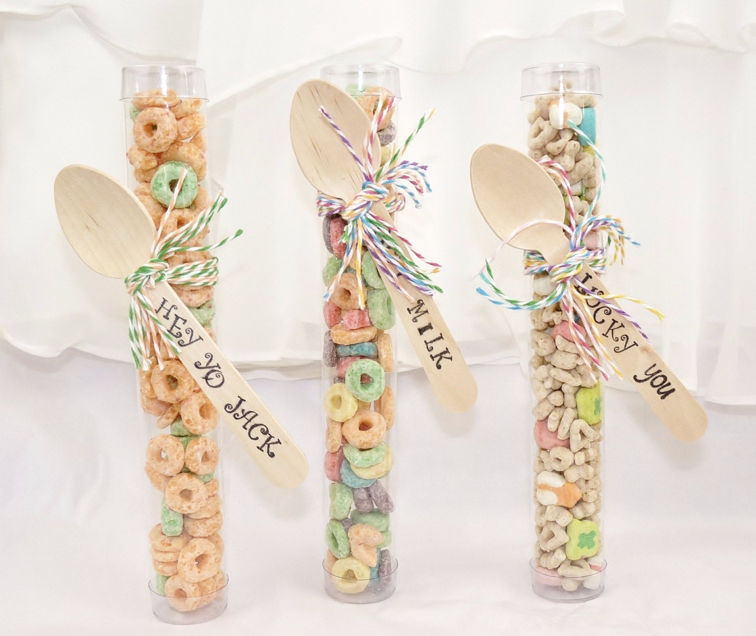 CLEAR Candy TUBES Plastic Custom Length FaVor Tubes set