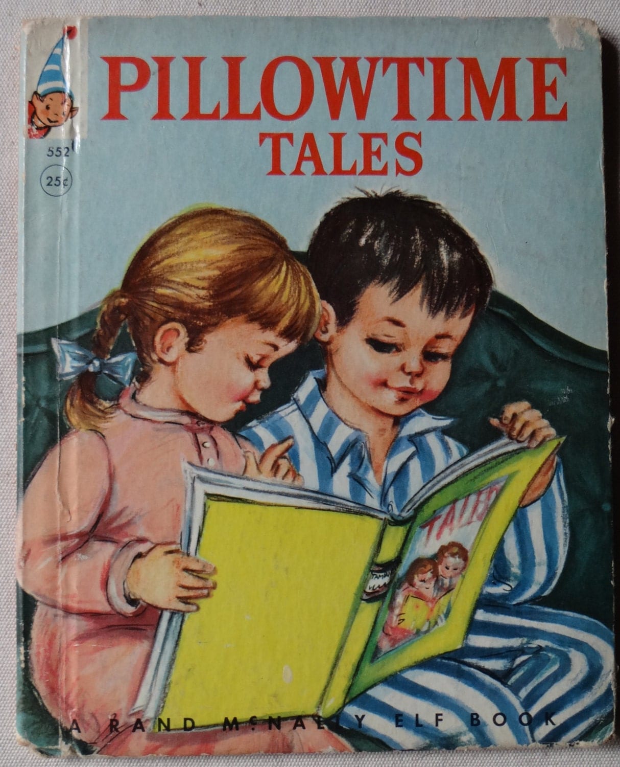 Vintage Rand McNally Elf Book PILLOWTIME TALES 1956