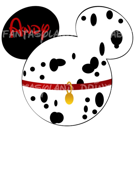 101 dalmations for DIY Printable Iron Transfer family