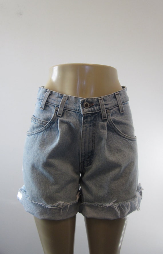 Vintage Levi Baggy Jean Shorts Cut Off Levi by GroovyGirlGarb