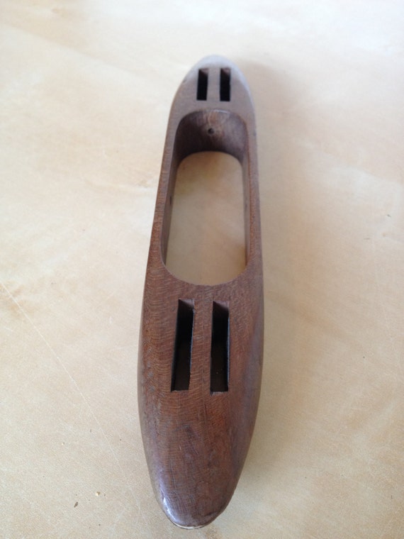 Items similar to Vintage Japanese wood & bone fishing net mending