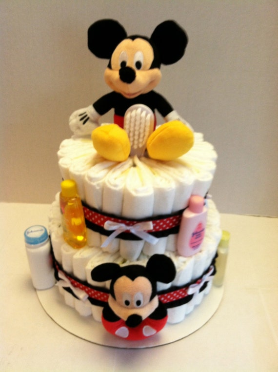 Mickey Mouse Diaper Cake