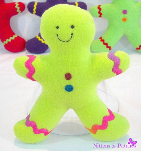 gingerbread man soft toy