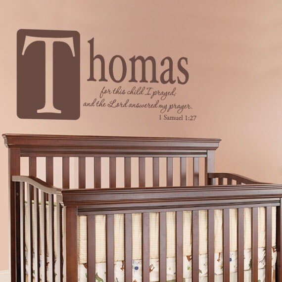 Boys Room Wall Quote Personalized With Name For by FleurishWalls