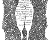 Mini-figure-study :  Marguerite Duras quote