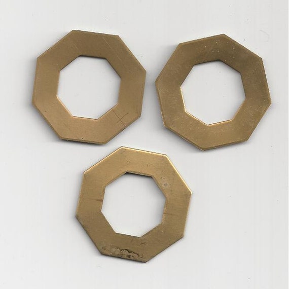 3-large-vintage-brass-octagon-washers